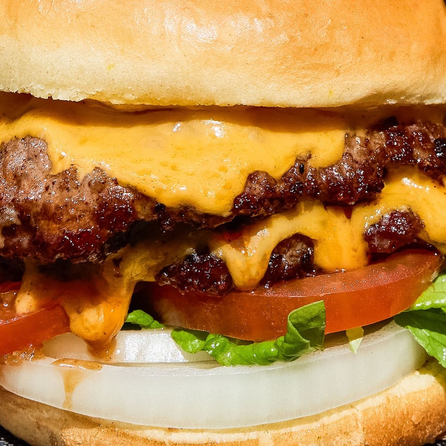 Burger food photography