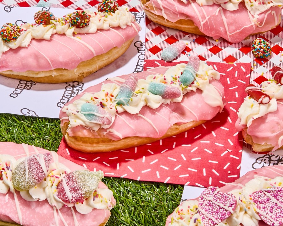 Pink desserts